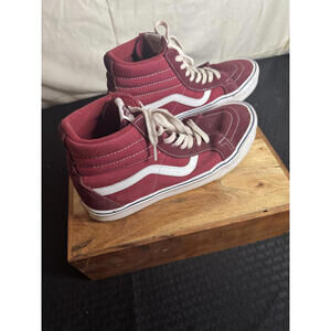 Vans Sk8-Hi Sneakers in Rich Burgundy Men Size 10‎